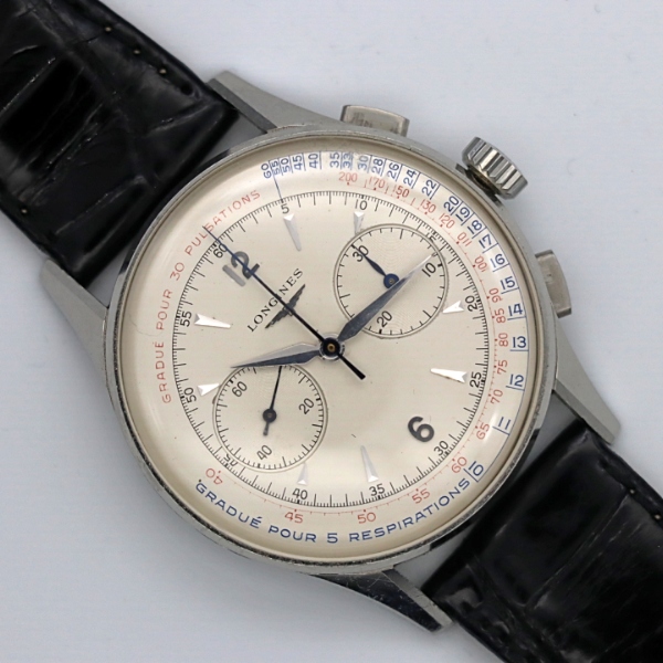 Martino Sassella - Longines Chronograph 30CH Pulsometer and Breathometer Scale